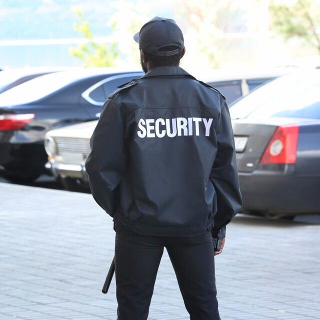 Security,Guard,On,Car,Parking